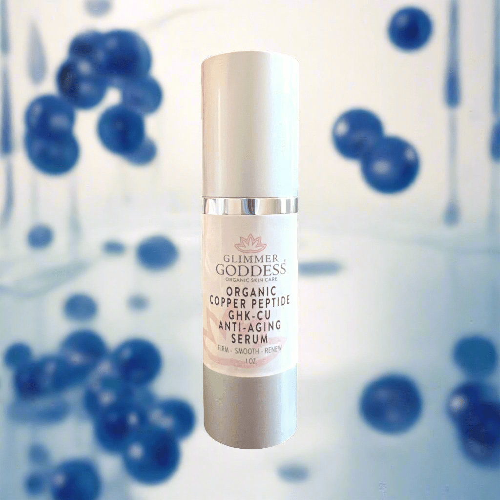Organic Copper Peptide Anti-Aging Serum – GHK-Cu, Argireline®, Matrixyl 3000, Hyaluronic Acid – Wrinkle Repair-1