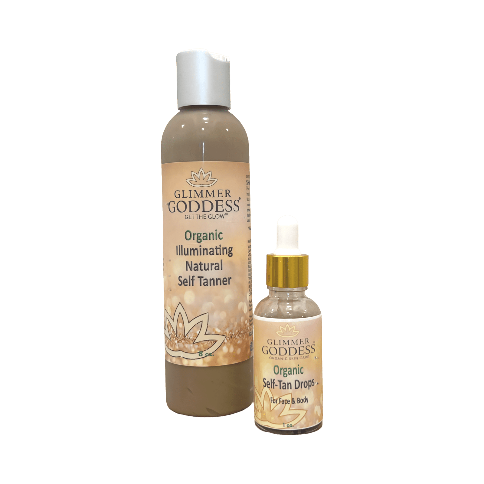 Organic Self Tanner + Self Tanning Drops Bundle – Fast Glow in 3–5 Hours!-0