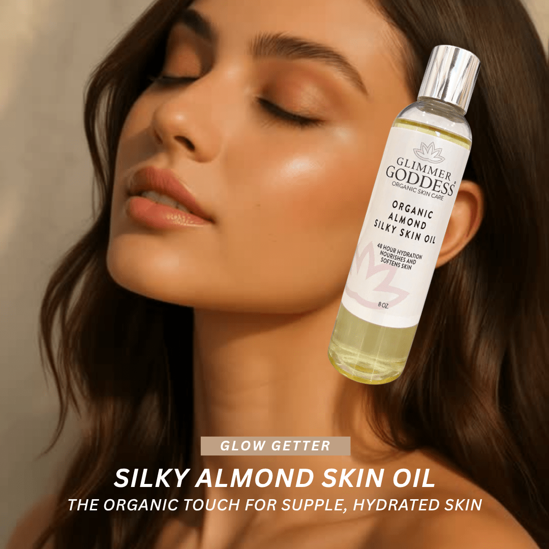 Organic Sweet Almond Silky Skin Oil - 48 Hour Hydration-0
