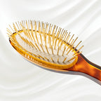 Luxury Pneumatic Hair Brush with Gold Plated Metal Pins - Classic-1
