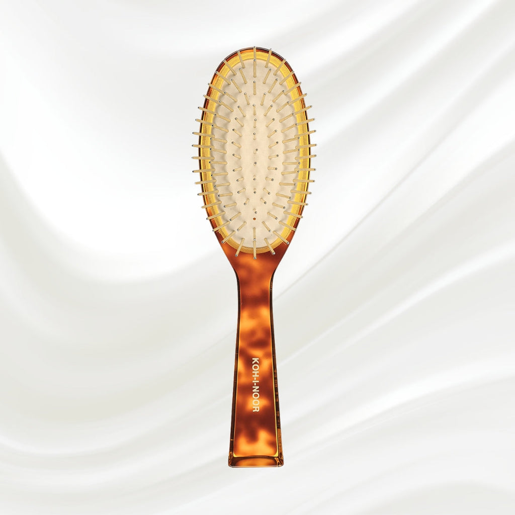 Luxury Pneumatic Hair Brush with Gold Plated Metal Pins - Classic-4