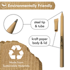 Paper Ballpoint Pens - 24 Pack-2