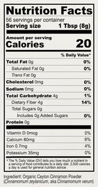Anthony's Organic Ceylon Cinnamon Powder, 1 lb, Ground, Gluten Free, Non Irradiated, Non GMO, Keto Friendly