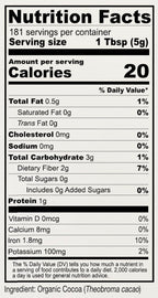 Anthony's Organic Cocoa Powder, 2 lb, Cacao Powder, Gluten Free, Non GMO, Non Alkalized, Unsweetened