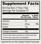 Anthony's Collagen Peptide Powder, 1 lb, Pure Hydrolyzed, Gluten Free, Keto and Paleo Friendly, Grass Fed, Unflavored, Non GMO