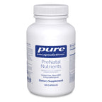 Pure Encapsulations PreNatal Nutrients - for Pregnancy & Lactation - Aids Energy & DNA Development* - with Folate, Choline & Iron - Gluten Free & Non-GMO - 120 Capsules