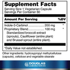 Douglas Laboratories Ultra I-3-C | Indole-3-Carbinol is a Proprietary Blend of Cruciferous Vegetables | 60 Capsules