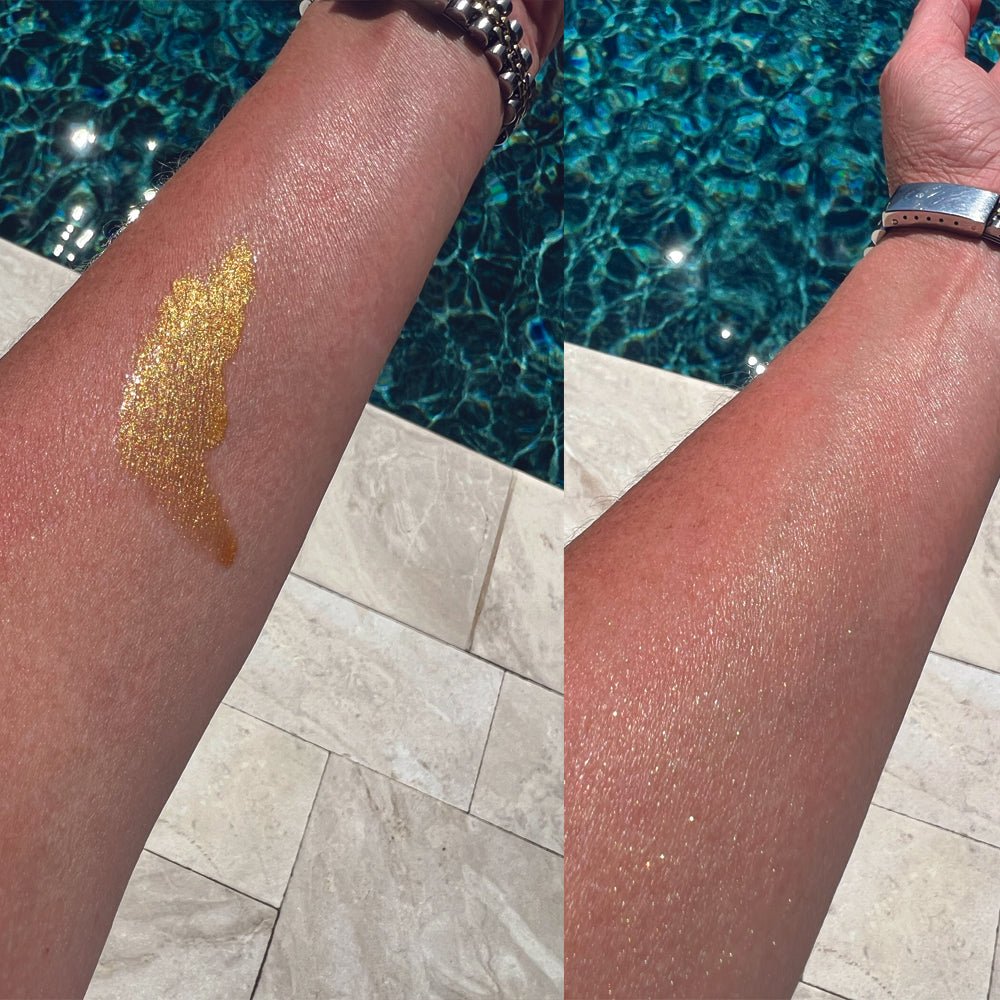 Illuminating Shimmer Body & Face Oils - Organic Radiant Glow & Hydration-3