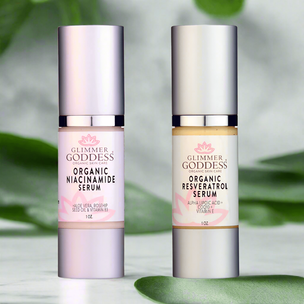 Niacinamide & Resveratrol Face Serum Duo – Anti-Aging, Pore-Reducing & Brightening Skincare Bundle-3