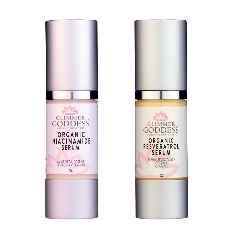 Niacinamide & Resveratrol Face Serum Duo – Anti-Aging, Pore-Reducing & Brightening Skincare Bundle-0