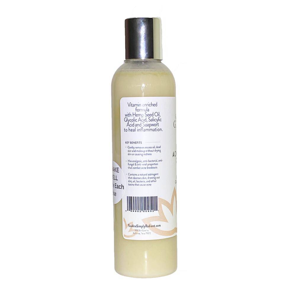 Organic Acne Cleanser with Hemp Seed Oil-3