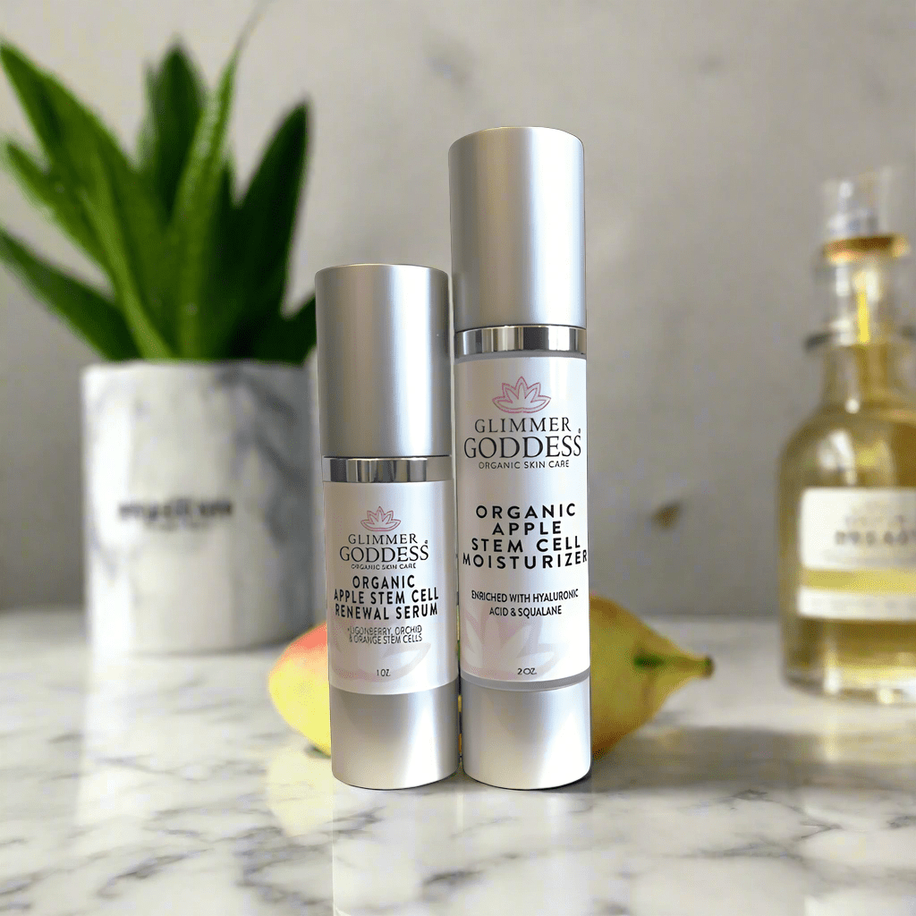 Organic Apple Stem Cell Anti-Aging Duo | Hydrating Serum & Moisturizer for Firm, Radiant Skin-2
