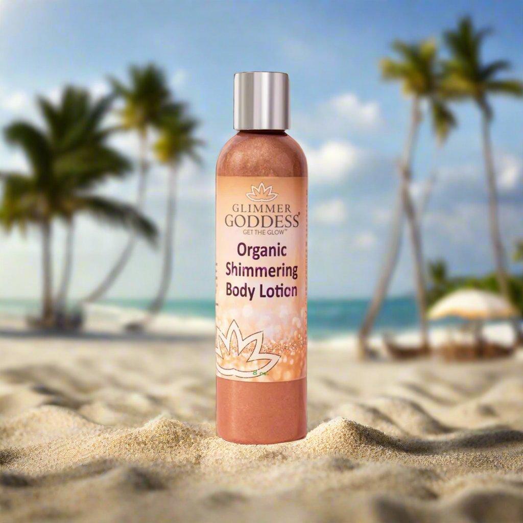 Organic Bronze Shimmer Body Lotion-4