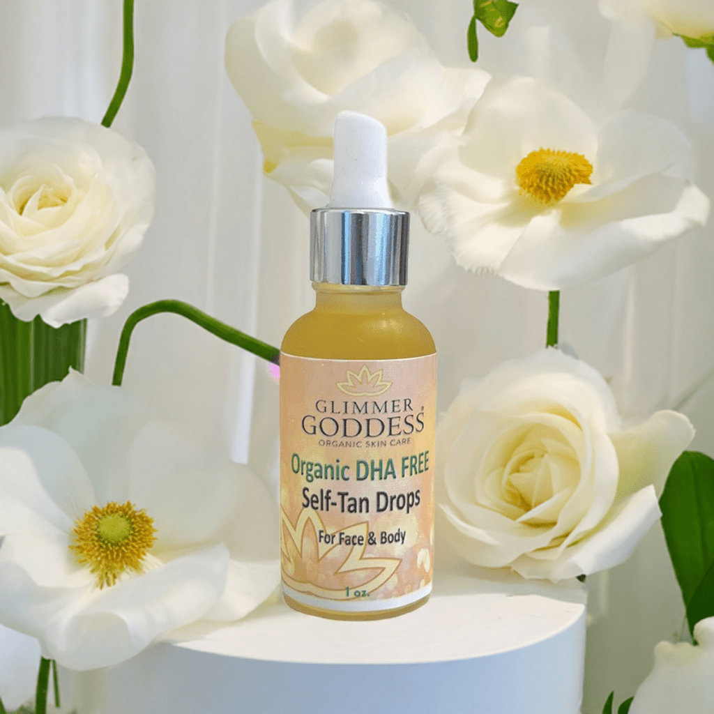 Organic DHA FREE Tanning Drops for Face & Body 1 oz.-3