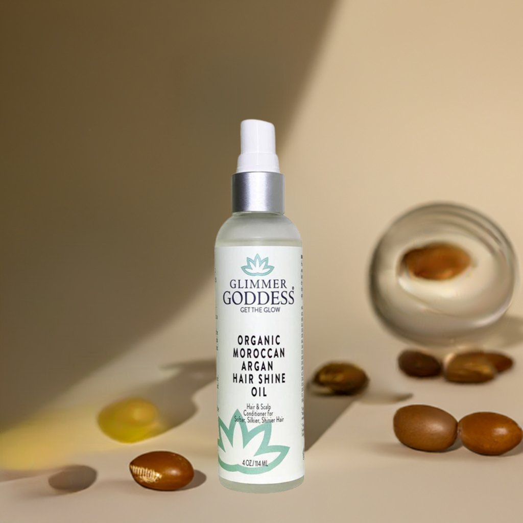 Organic Moroccan Argan Oil Hair Shine Spray-3