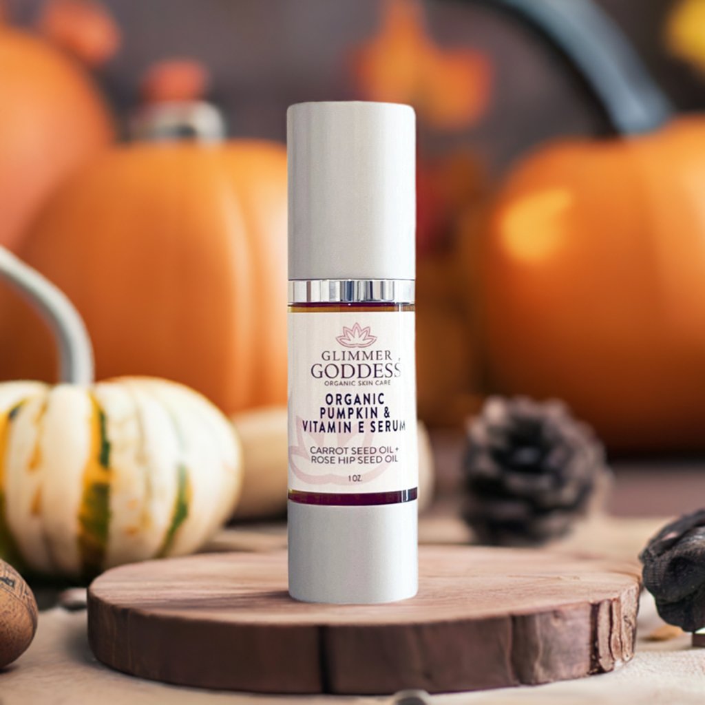 Organic Pumpkin Serum with Collagen Boosting Vitamin E Instant Glow Treatment-3