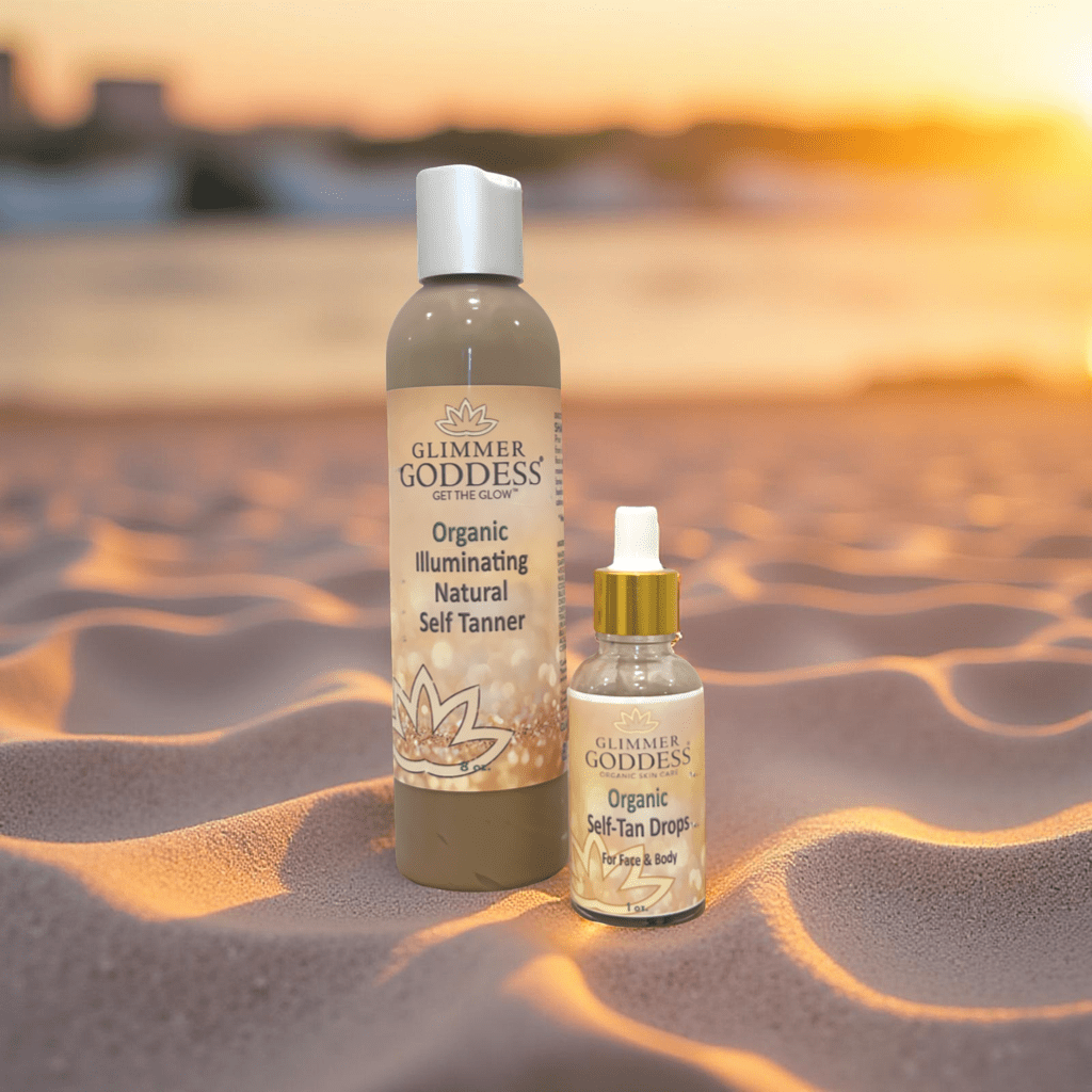 Organic Self Tanner + Self Tanning Drops Bundle – Fast Glow in 3–5 Hours!-1