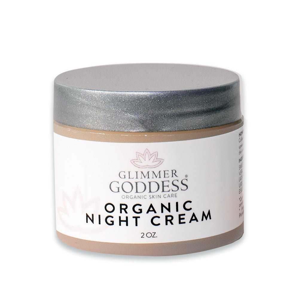 Organic Skin Renewal Night Face Cream - Hydrates & Lifts-3