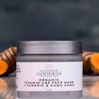 Organic Glow Up Tumeric Vitamin C & E Brightening Face Mask - 2 oz.-1