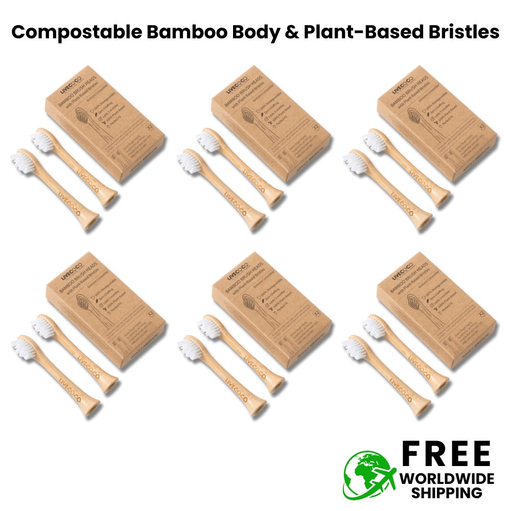 LiveCoco™ Sustainable Brush Heads – Oral-B & Sonicare Compatible-5